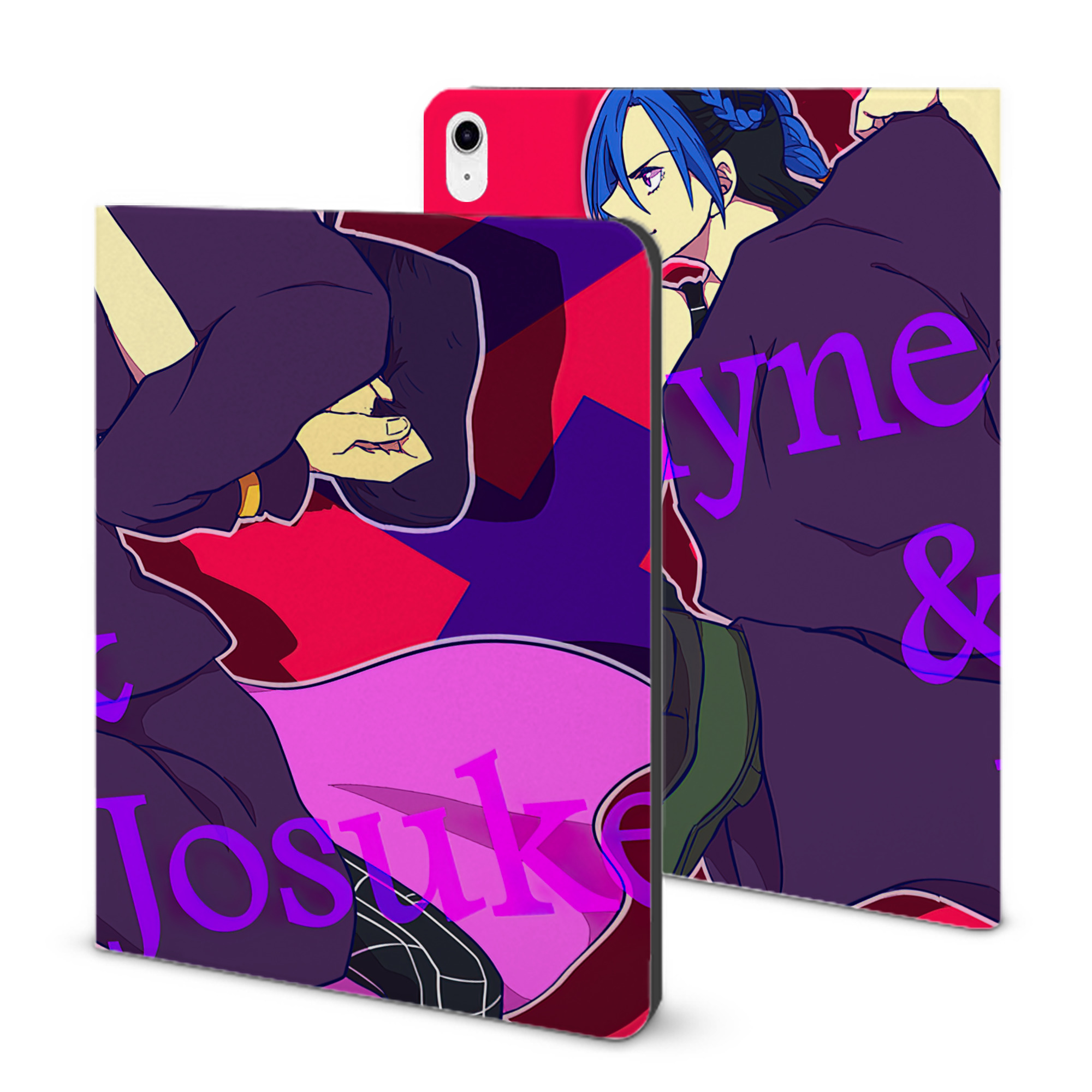 （画像用） ジョジョの奇妙な冒険 JoJo's Bizarre Adventure IPad ケース ブック型 PUレザー TPU 耐衝撃 軽量 薄型 ペン収納なし 全面保護 IPad 各モデル対応